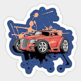 Customized Classic Cars Sticker